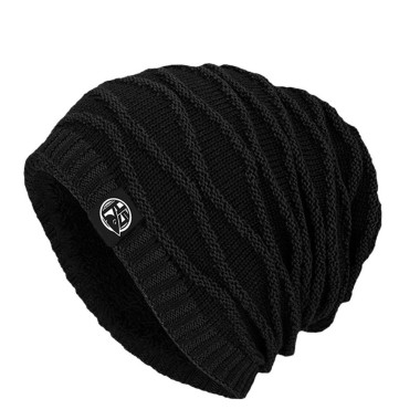 Wollmütze - HSDesign - Black