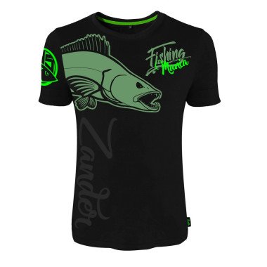 Modèle T-Shirt Court - HSDesign - Fishing Mania Zander
