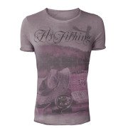 Camiseta - HSDesign - Vintage - Fly Fishing - L