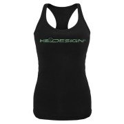 Maglietta Lunga Donna - HSDesign - Logo Verde - M