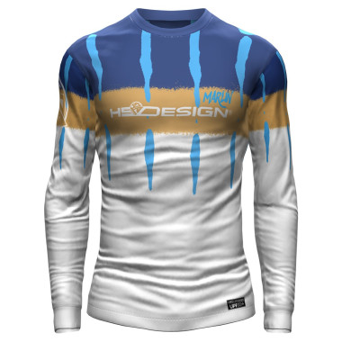 Modelo Camiseta Manga Larga - HSDesign - Ocean Performance - Marlin